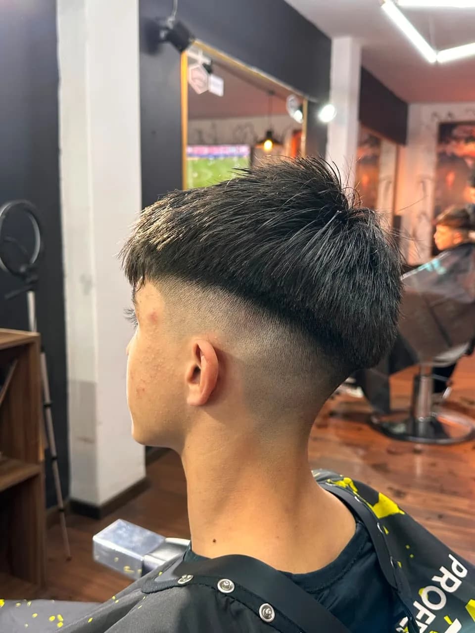 Detalle de degradado y líneas limpias